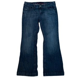 Flare refuge blue jeans